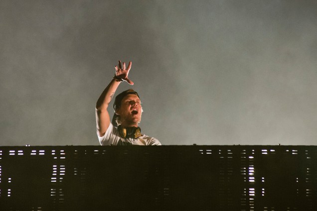 DJ Avicii durante show no segundo dia de Hard Rock Rising, em Barcelona, na Espanha - 25/07/2015