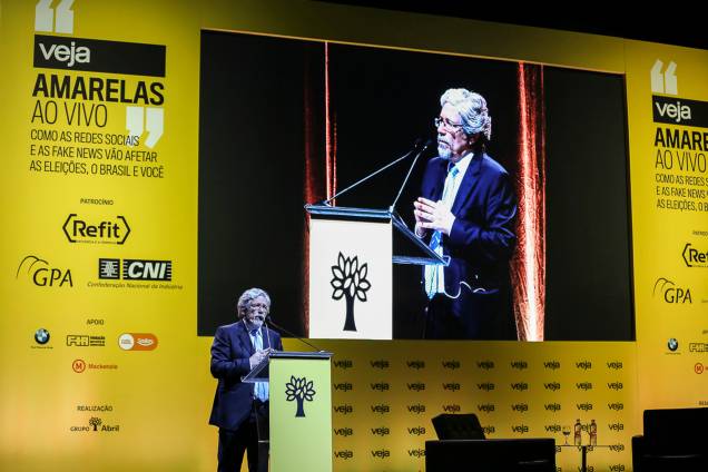 O diretor de redação de VEJA, André Petry, abriu a segunda edição do fórum Amarelas ao Vivo, que ocorreu nesta terça 24, em São Paulo - 24/04/2018