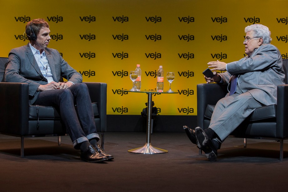 Liegey foi entrevistado pelo colunista de VEJA Ricardo Noblat - 24/04/2018
