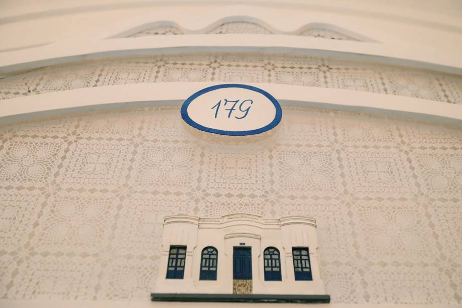 Detalhe de exposição em homenagem a Dona Canô