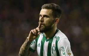 Lucas Lima celebra gol do Palmeiras na Bombonera