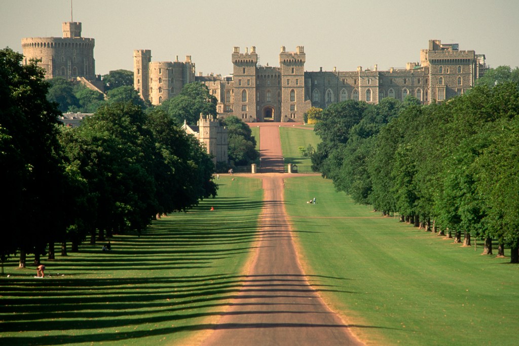 Vista do Castelo de Windsor, localizado na Inglaterra, onde será realizado o casamento do príncipe Harry e da atriz Meghan Markle