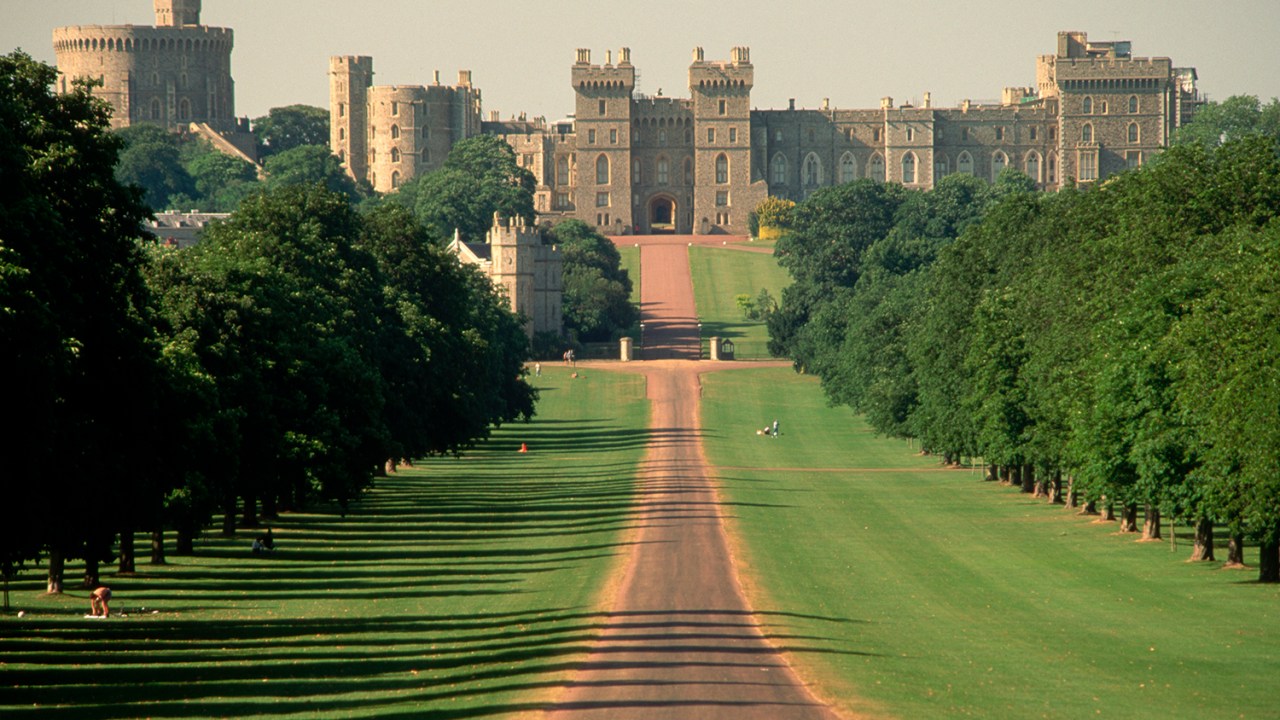 Vista do Castelo de Windsor, localizado na Inglaterra, onde será realizado o casamento do príncipe Harry e da atriz Meghan Markle