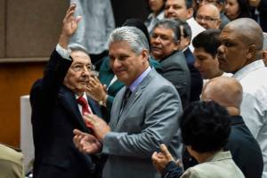 Raúl Castro e Miguel Diaz-Canel Raúl Castro e Miguel Diaz-Canel