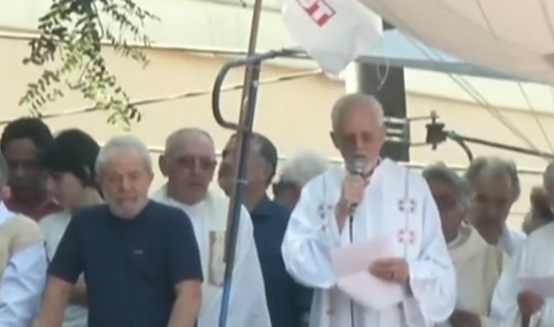 Lula em missa no Sindicato dos Metarlúrgicos