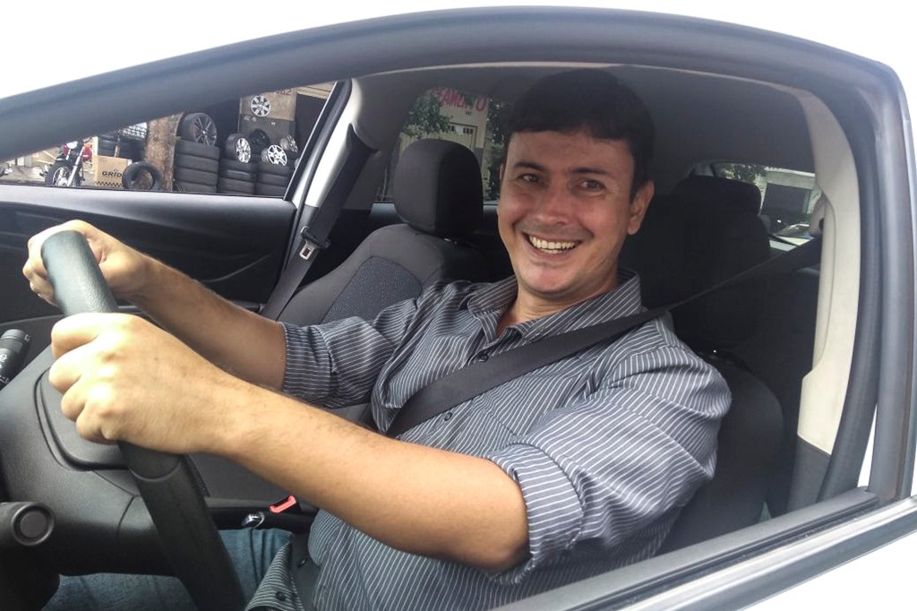 Único motorista Uber 5 estrelas está no Brasil: Erick Leandro Teixeira