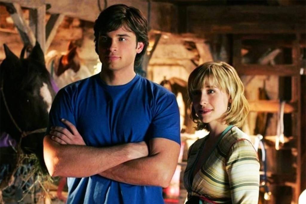 A atriz Allison Mack na série Smallville A atriz Allison Mack na série Smallville