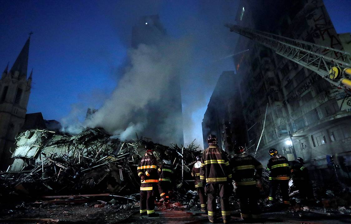 Incêndio no centro de São Paulo