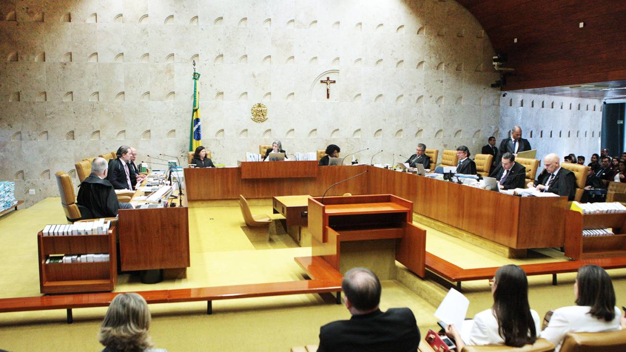 Sessão do Supremo Tribunal Federal, que julga a restrição do foro privilegiado para deputados e senadores - 03/05/2018