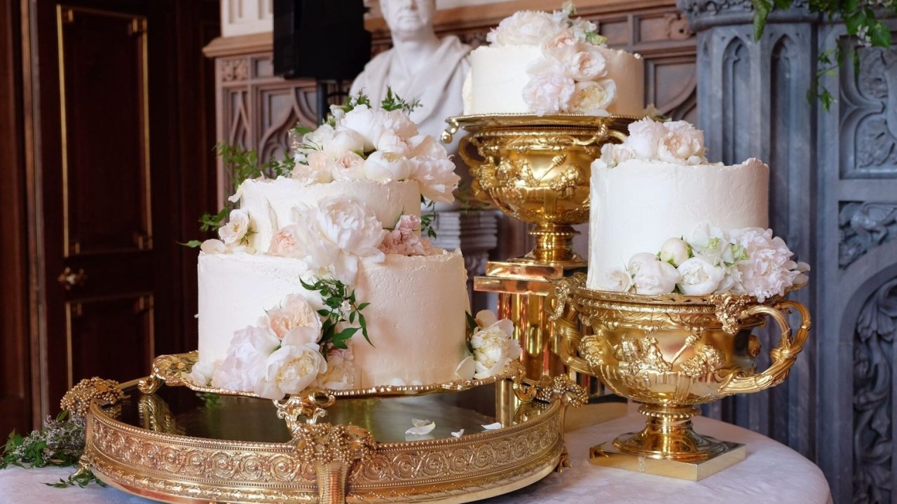 O bolo de casamento do príncipe Harry e Meghan Markle