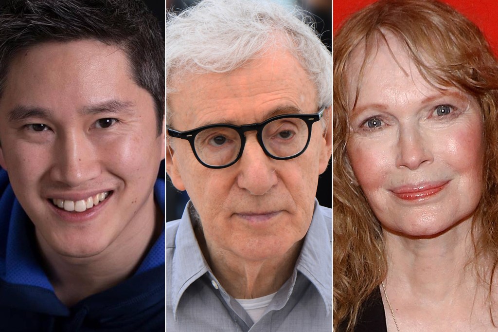 Moses Farrow, Woody Allen e Mia Farrow