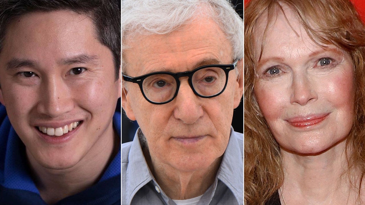 Moses Farrow, Woody Allen e Mia Farrow