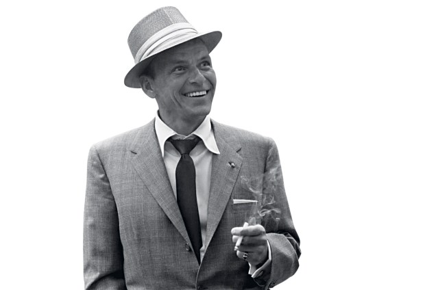 O ator e cantor Frank Sinatra
