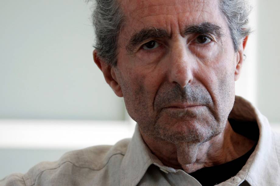 O escritor Philip Roth em retrato feito em Nova York em setembro de 2010