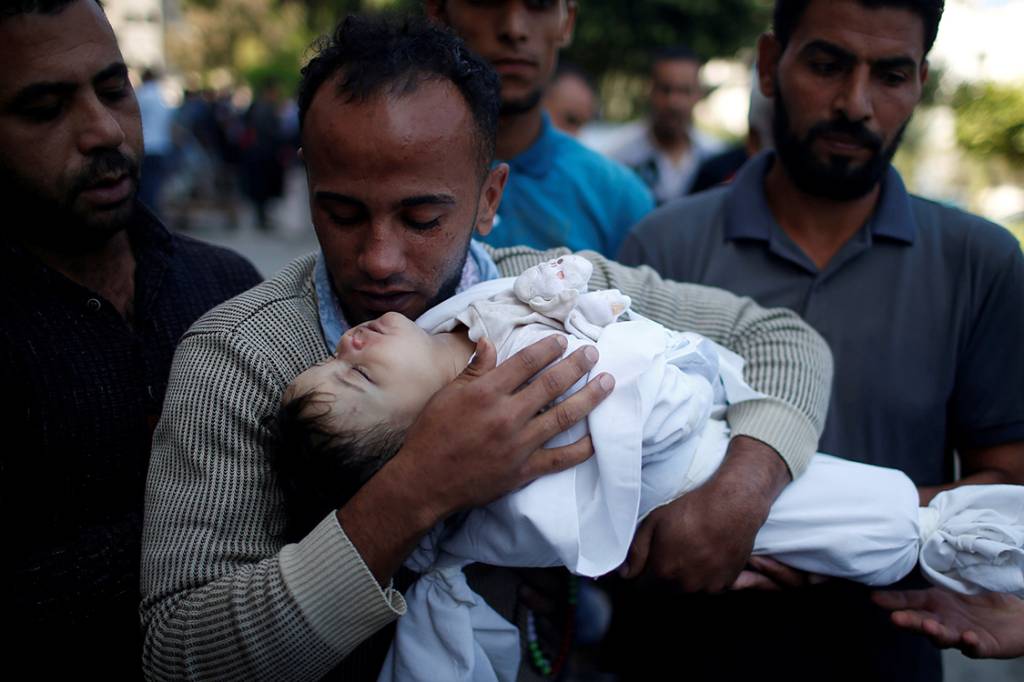 Bebê morto durante confrontos na Faixa de Gaza