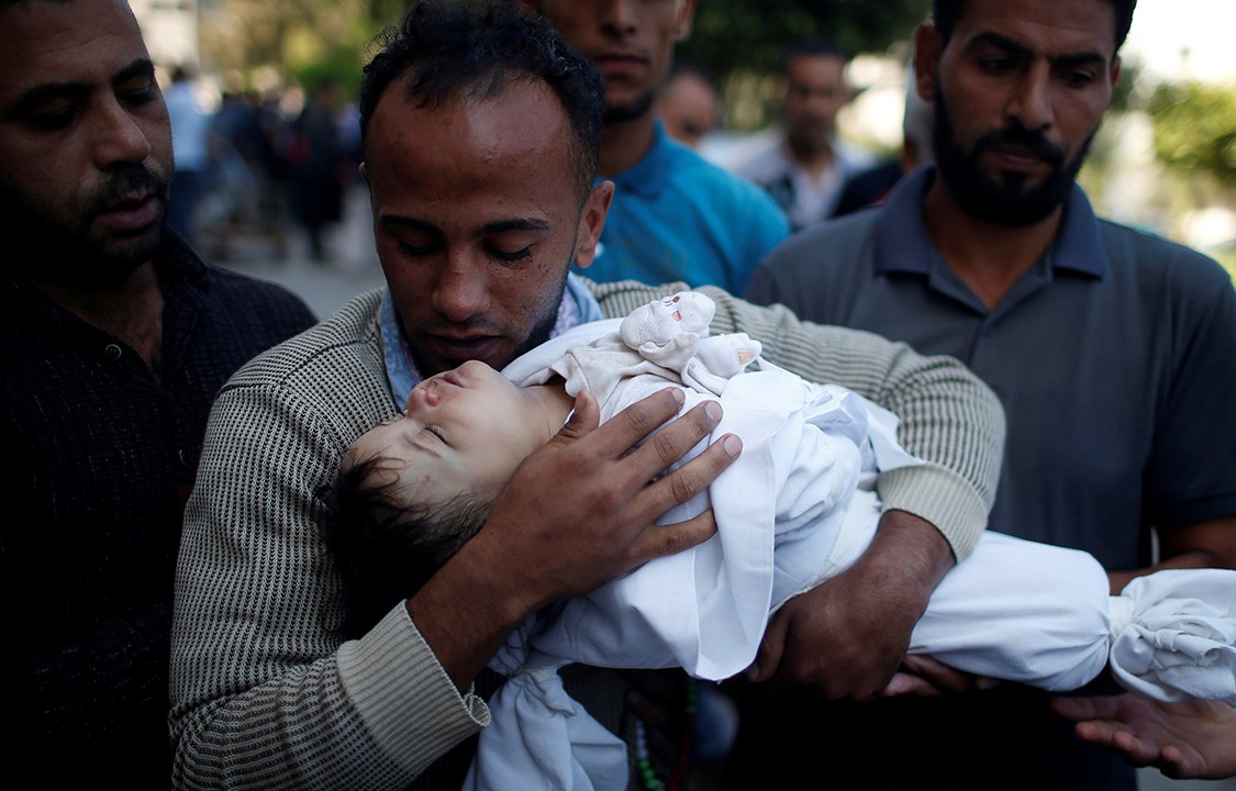 Bebê morto durante confrontos na Faixa de Gaza