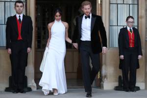 Meghan Markle e príncipe Harry deixam o Castelo de Windsor