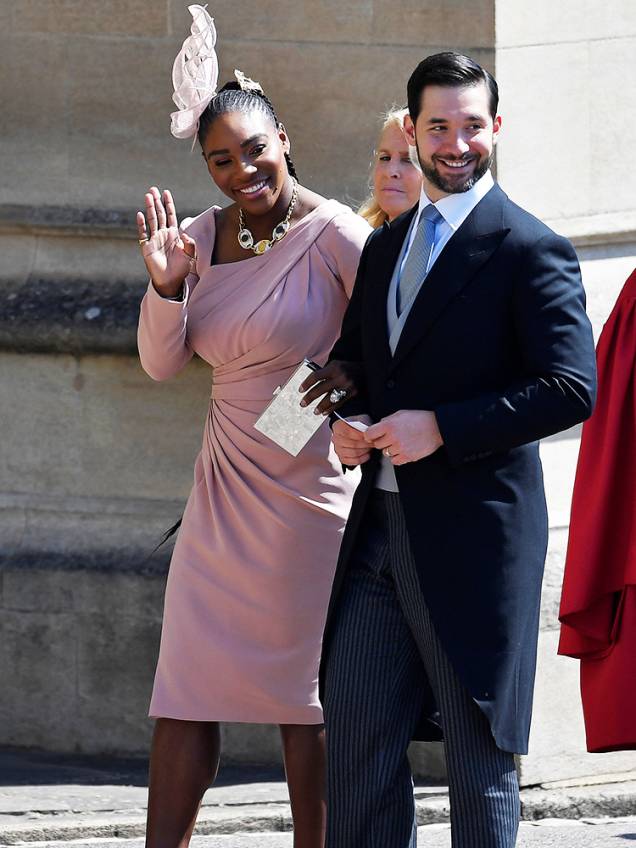 Serena Williams chega ao Castelo de Windsor para participar de cerimônia de casamento entre Harry e Meghan Markle - 19/05/2018