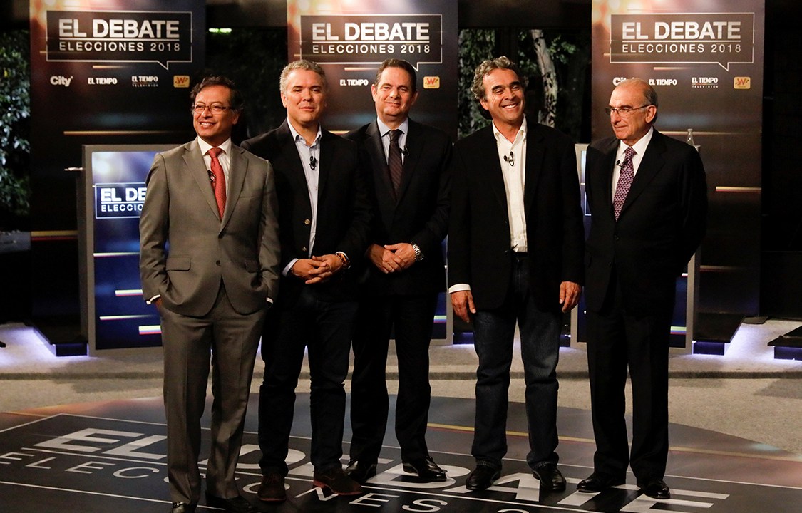 Candidatos a presidência da Colômbia