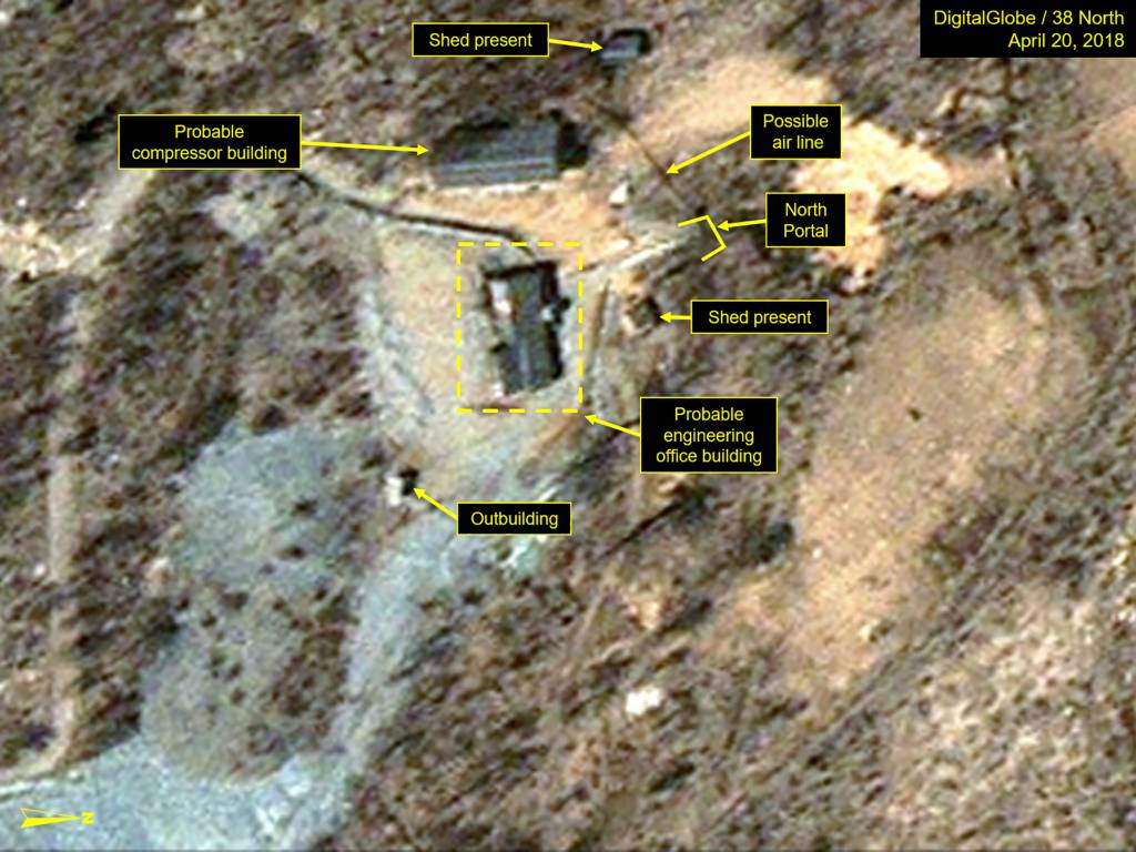 Desmantelamento nos centros de testes nucleares da Coreia do Norte Desmantelamento nos centros de testes nucleares da Coreia do Norte
