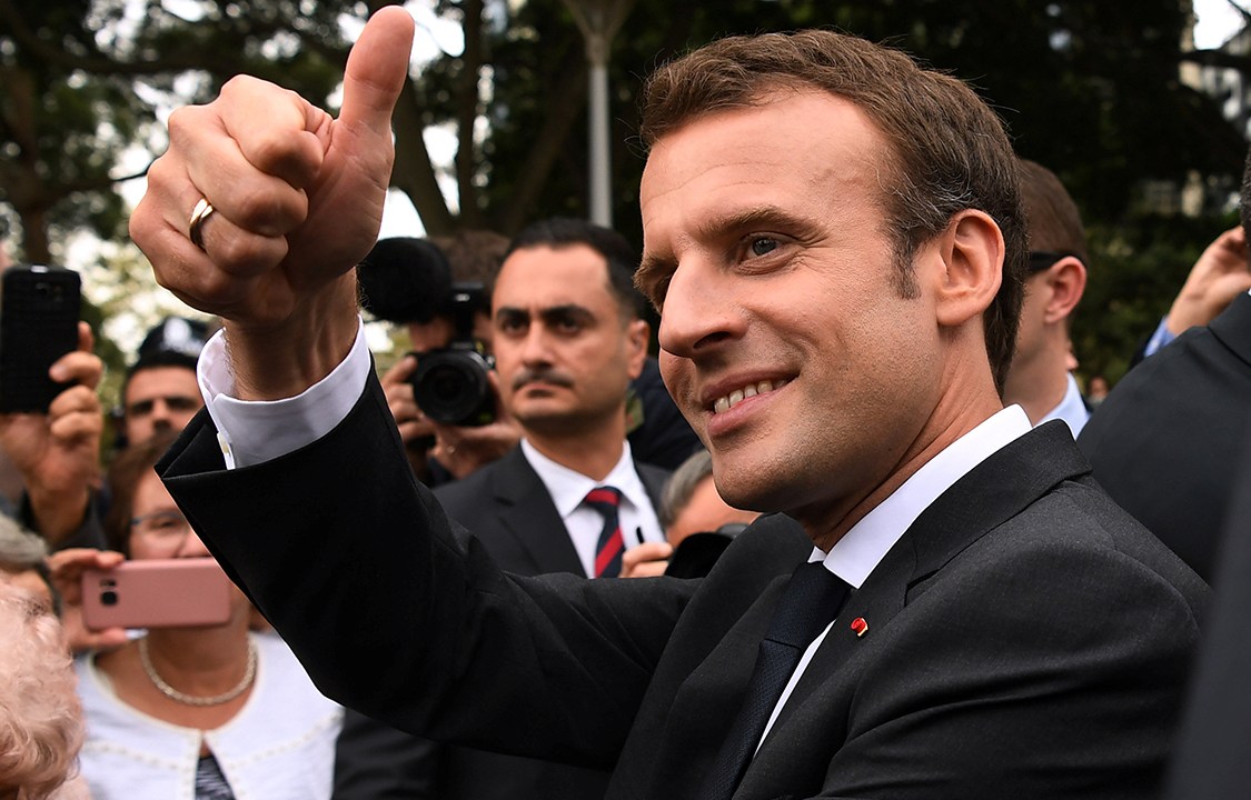 Presidente francês, Emmanuel Macron
