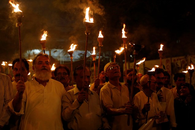 Marcha do Dia do Trabalho no Paquistão teve início na noite do dia 30 de Maio