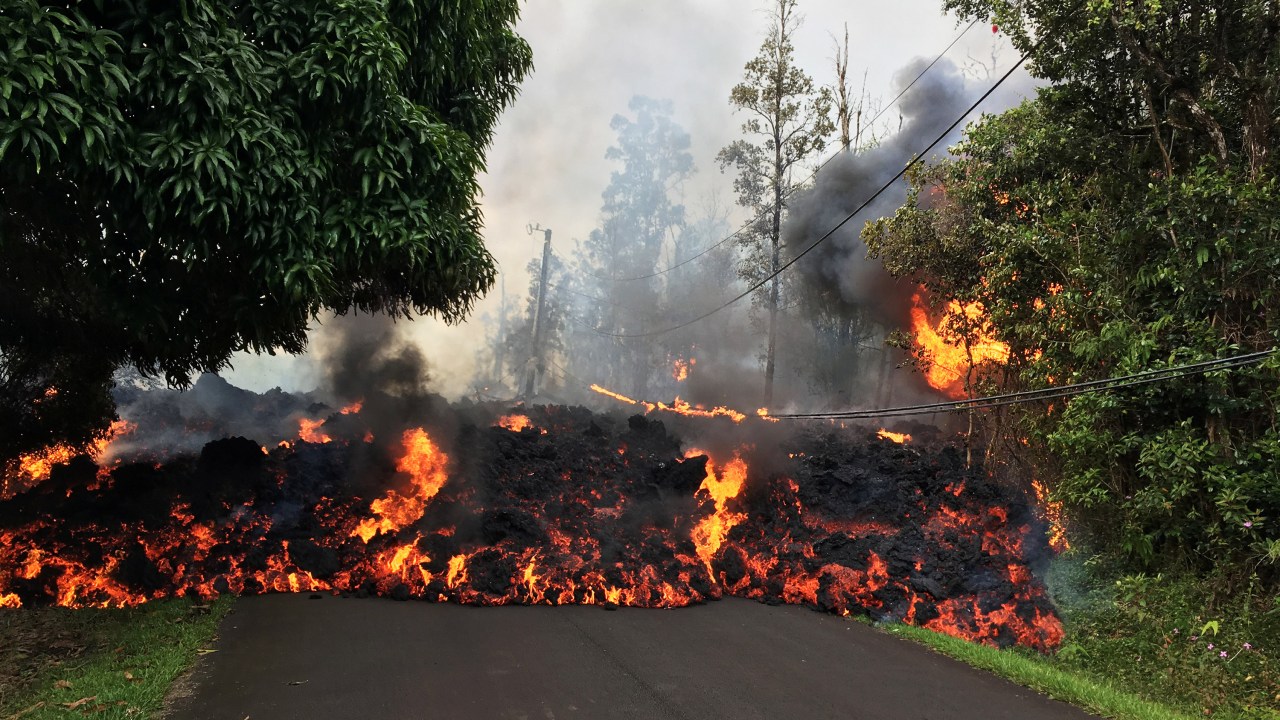 Vulcão Kilauea entra em erupção no Havaí