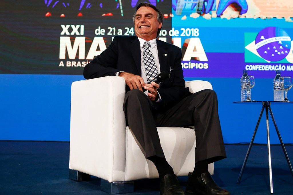 O deputado e pré-candidato à Presidência da República Jair Bolsonaro (PSL)