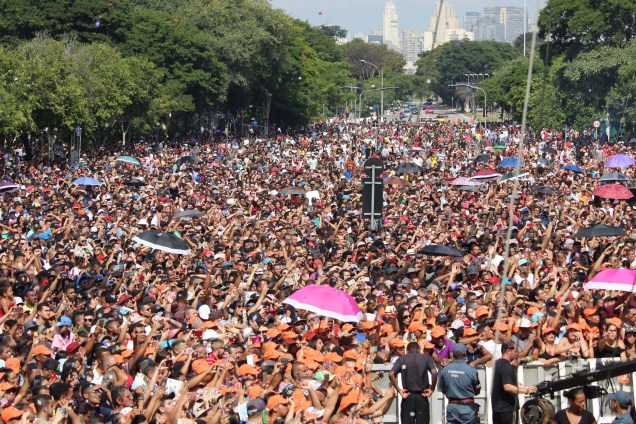Movimentação durante evento organizado pela Força Sindical em celebração ao Dia do Trabalhador, na Praça Campo de Bagatelle, em São Paulo - 01/05/2018