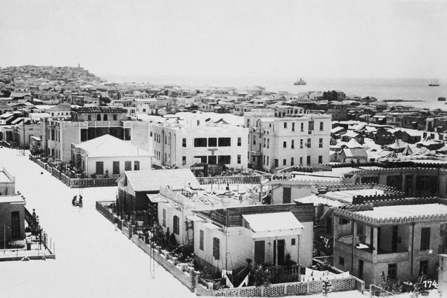 Vista geral da cidade de Tel Aviv - 1929