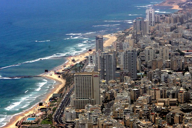 Vista geral da cidade de Tel Aviv - 29/05/2006