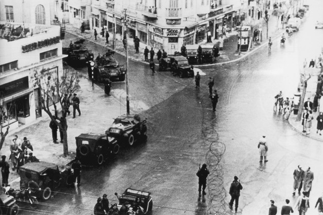 Avenida em Tel Aviv - 03/01/1947