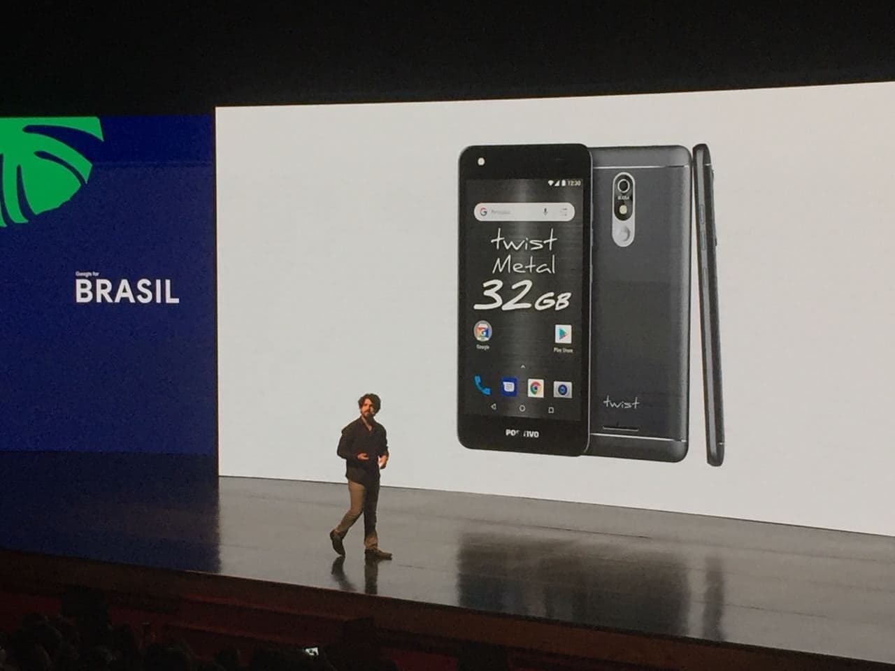 Arpit Midha, Gerente de produto do sistema operacional Android Go, apresenta novo lançamento do Google (07/06/2018)