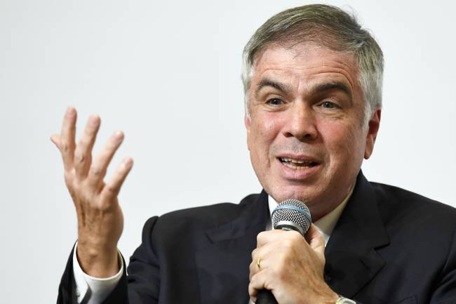 O pré-candidato à Presidência da República, Flávio Rocha, durante debate presidencial realizado pelo jornal Correio Braziliense, em Brasília (DF) - 06/06/2018