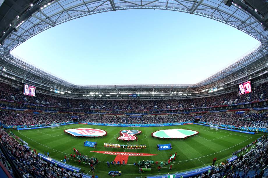 Croácia e Nigéria estreiam na Copa do Mundo Rússia 2018 pelo Grupo D, no estádio de Kaliningrad