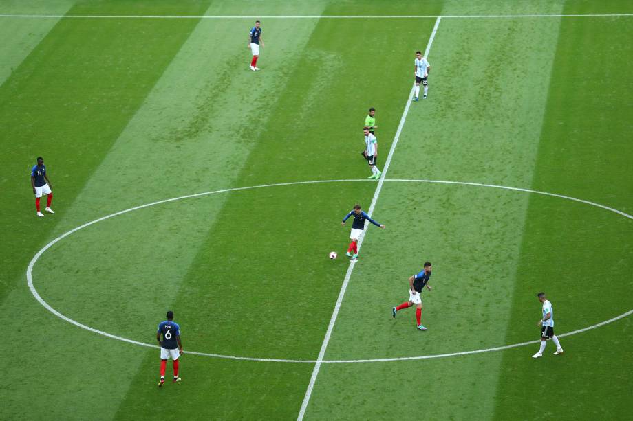 França e Argentina se enfrentam pelas oitavas de final da Copa do Mundo na arena Kazan - 30/06/2018