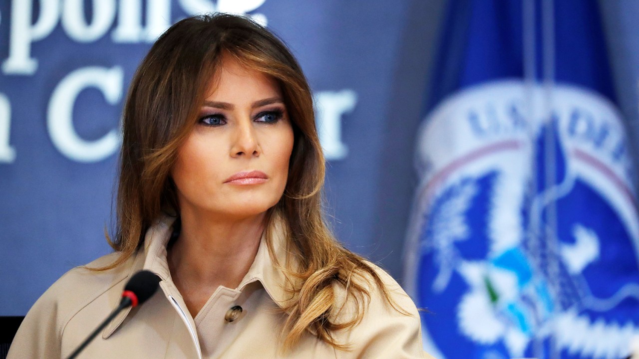 A primeira-dama Melania Trump durante evento na Agência Federal de Gestão de Emergências (FEMA), em Washington - 06/06/2018