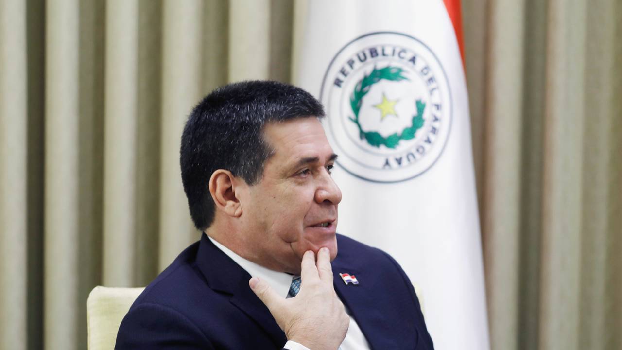 Horacio Cartes, presidente do Paraguai - 21/05/2018