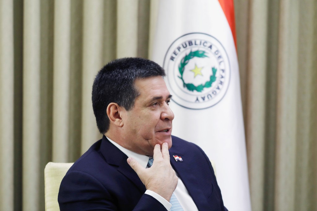 Horacio Cartes, presidente do Paraguai - 21/05/2018