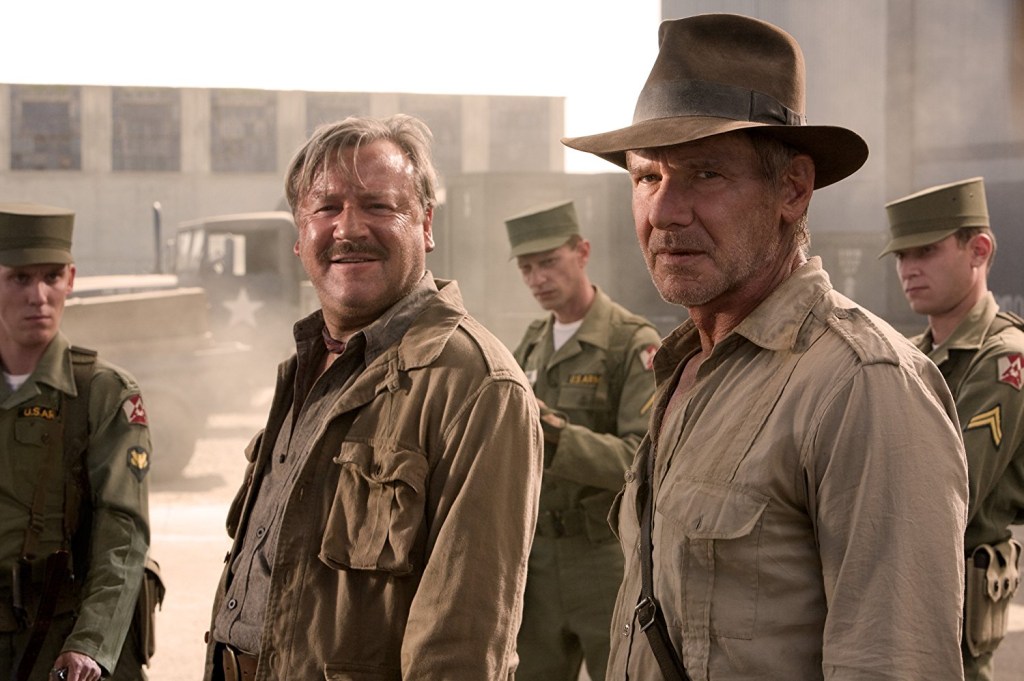 Cena do filme 'Indiana Jones e o Reino da Caveira de Cristal' (2008), com Harrison Ford