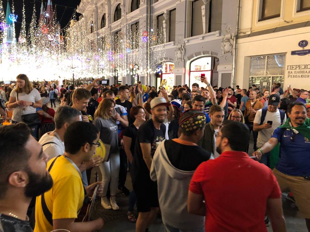 Moscou está em festa