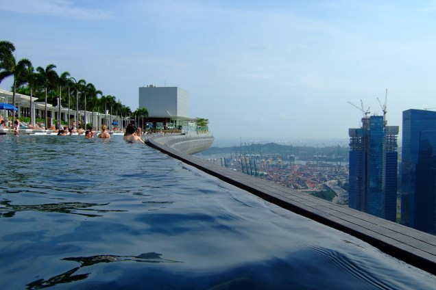 Piscina infinita Marina Bay Sands