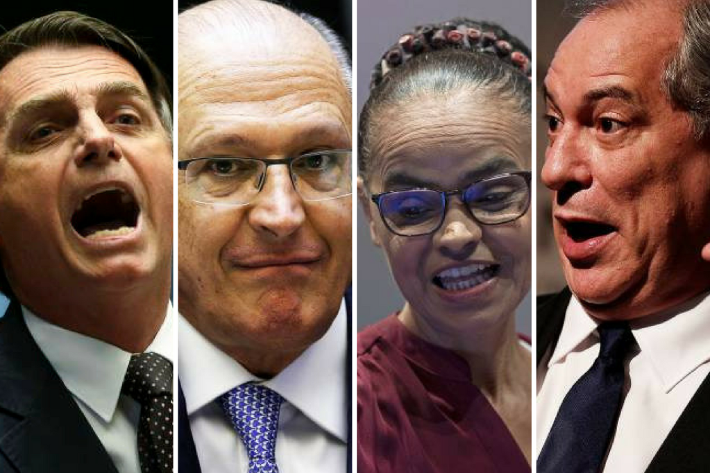 Qual é a chance do Brasil eleger um idiota? Jair Bolsonaro - Marina Silva-Geraldo Alckmin e Ciro Gomes