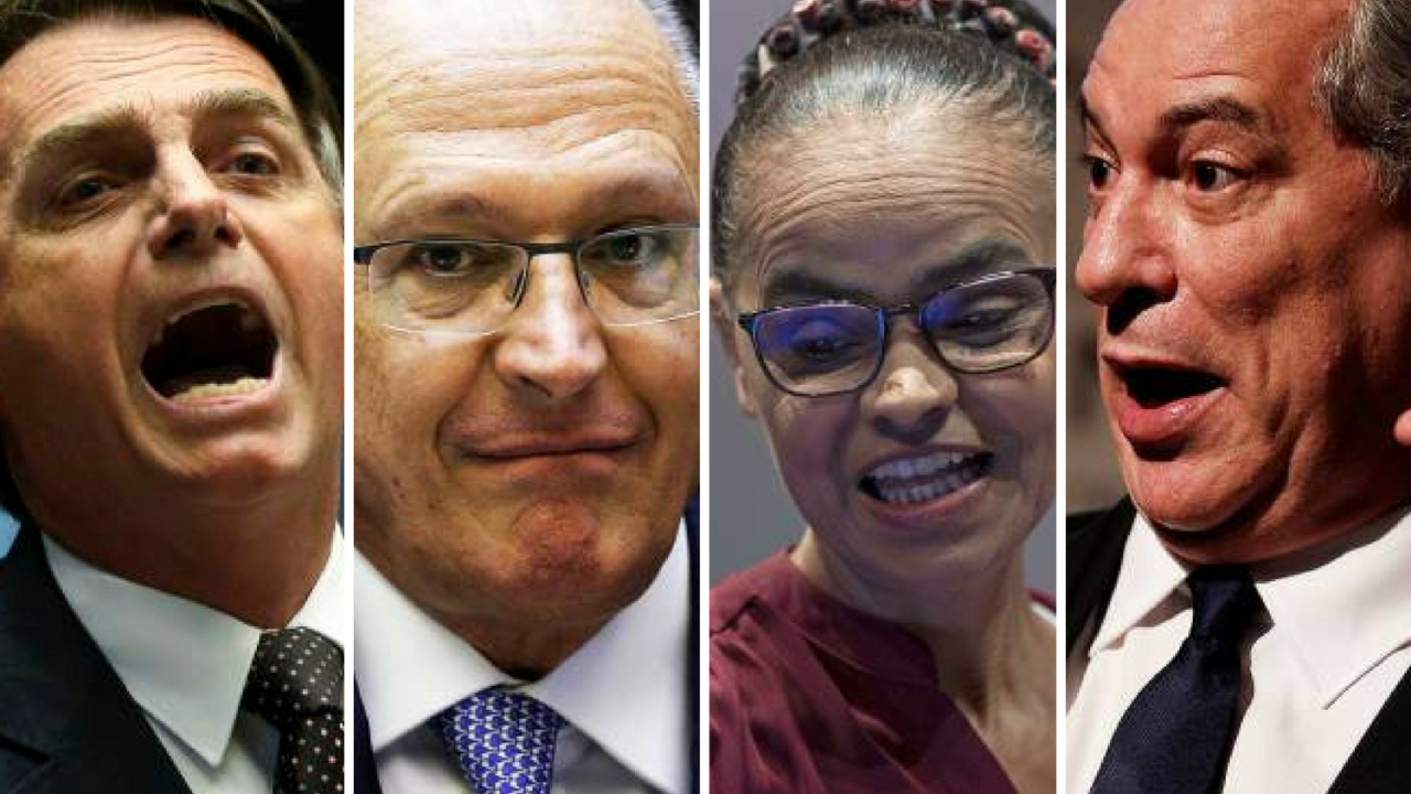 Qual é a chance do Brasil eleger um idiota? Jair Bolsonaro - Marina Silva-Geraldo Alckmin e Ciro Gomes