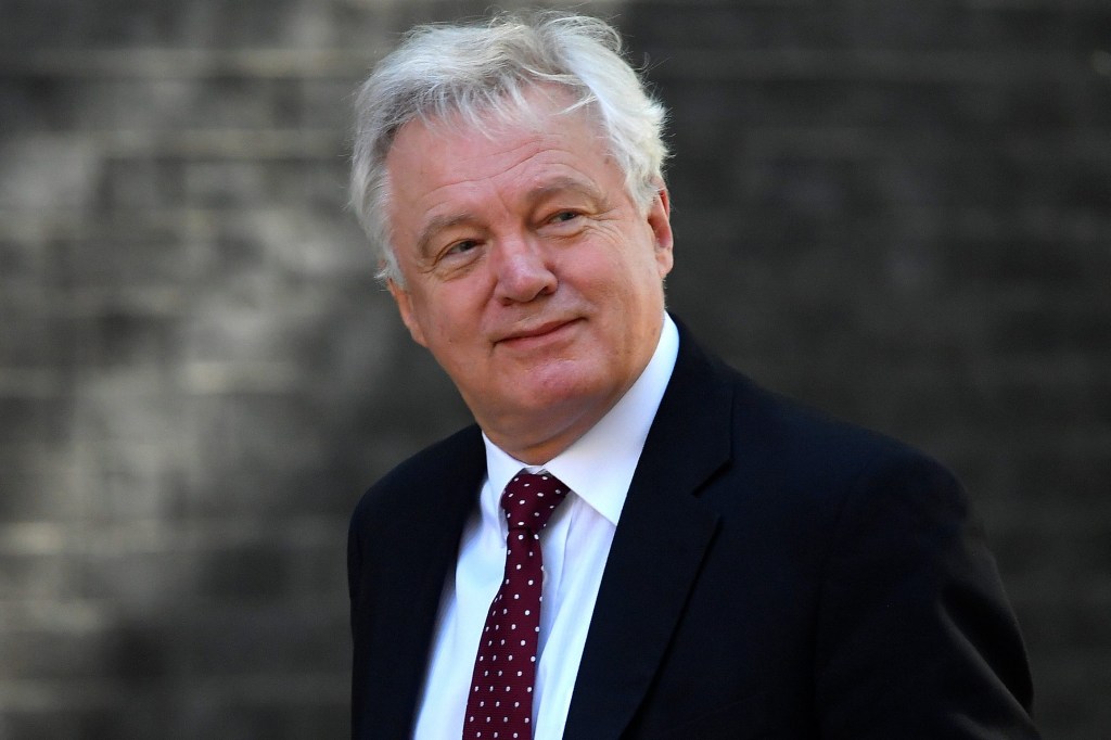 David Davis, secretário responsável pela negociação do Brexit