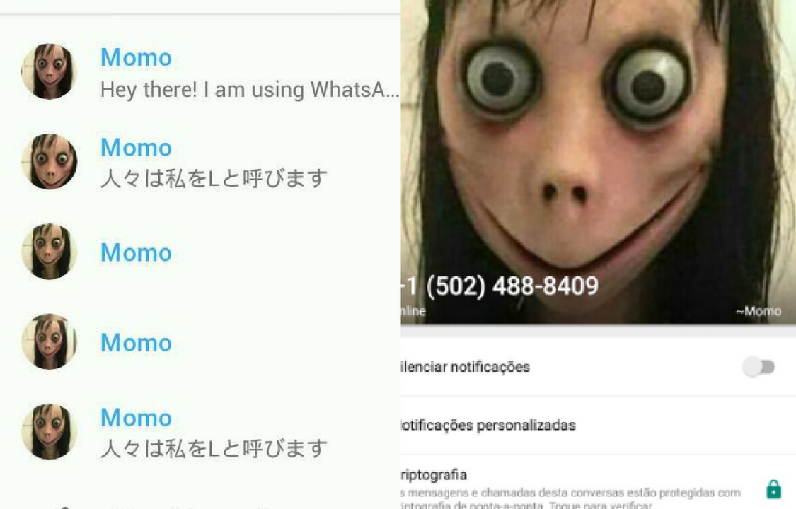 momo boneca japonesa assustadora whatsapp