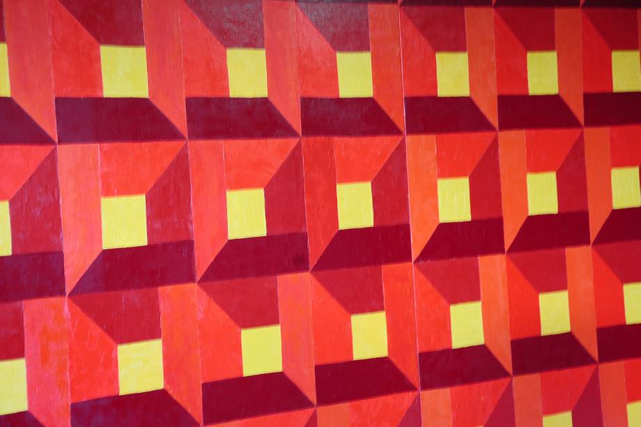 Obra do artista plástico Athos Bulcão. Obra do artista plástico Athos Bulcão.