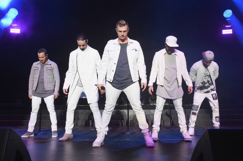 A boyband Backstreet Boys se apresenta na cidade de Wantagh, localizada em Nova York – 16/06/2018