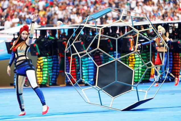 Cerimônia de encerramento da Copa do Mundo da Rússia, no Estádio Lujniki, em Moscou - 15/07/2018