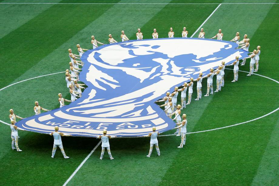 Cerimônia de encerramento da Copa do Mundo da Rússia, realizada no Estádio Lujniki, em Moscou  - 15/07/2018